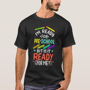 Förskoledagen före K:s första skoldag T Shirt