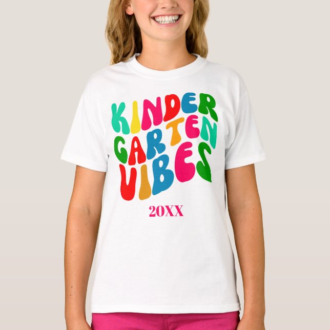 Förskolekänsla Tillbaka Till Skolan T Shirt (Framsida)