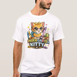 Förskolekatt tillbaka till skolans design t shirt
