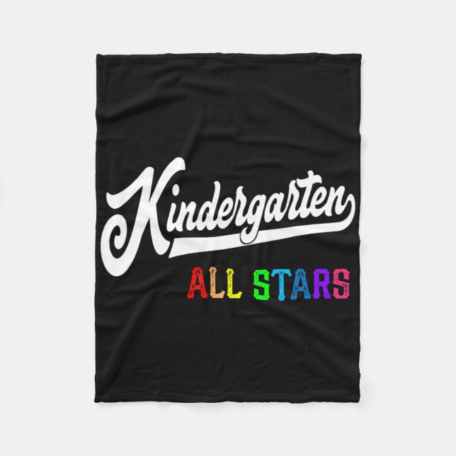 Förskoleklass All Stars Lärarlag  Fleecefilt (Framsidan)