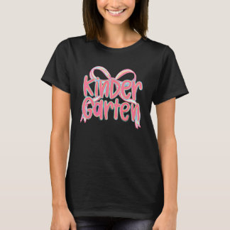 Förskoleklass Tillbaka till skolan Coquette Lärare T Shirt
