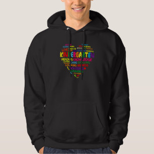 Förskolelag Hjärtat Tillbaka Till Skolan Lärare El Hoodie