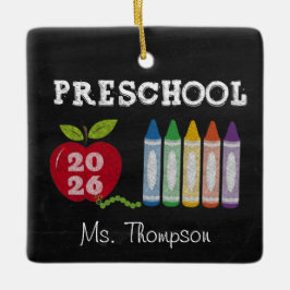 Förskolelärare 2026 Present Namn Ornament