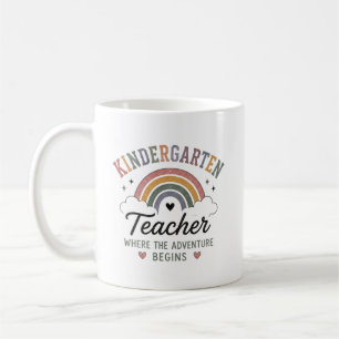 Förskolelärare Där Äventyret Börjar Anpassad Kaffemugg