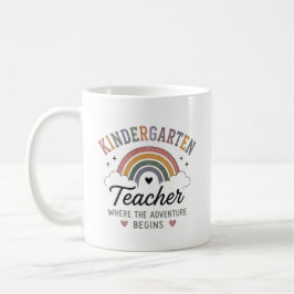 Förskolelärare Där Äventyret Börjar Present Kaffemugg