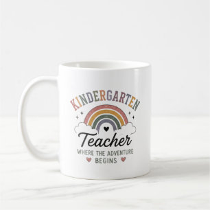 Förskolelärare Där Äventyret Börjar Present Kaffemugg