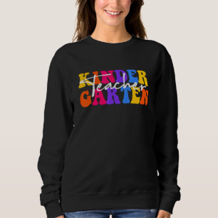 Förskolelärare Groovy Glad första dag på skola T Shirt