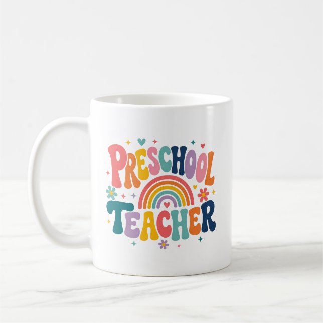 Förskolelärare Tacksamhetsgåva Kaffemugg (Vänster)