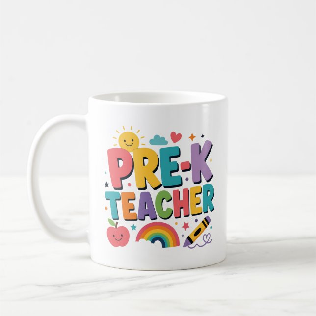 Förskolelärare Tacksamhetsgåva Kaffemugg (Vänster)