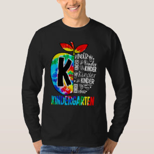 Förskolelärare Tie Dye Välkommen Tillbaka Till Sko T Shirt