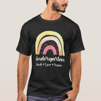 Förskolelärare Tillbaka till skolan Första dagen R T Shirt