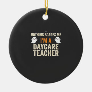 Förskollärare Halloween Spökdesign_1 Julgransprydnad Keramik