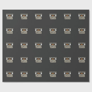 Förskollärare Halloween Spökdesign_1 Presentpapper