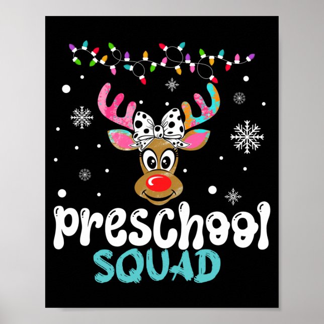 Förskollärare jul förskolegäng poster (Framsidan)