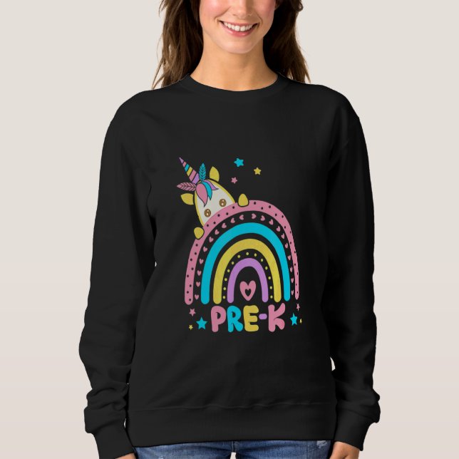 Förskollärare Regnbågsleopard Hback To School T Shirt (Framsida)