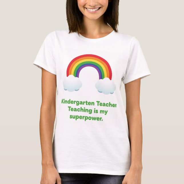 Förskollärarens t-shirt  (Framsida)