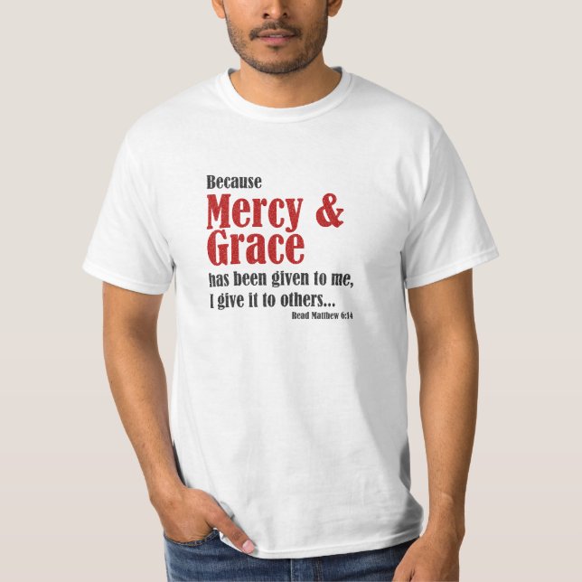 Förskoning & nåd tee shirt (Framsida)