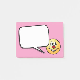 Förskräckt ansikte Grumpey Post-it Block