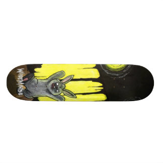 Förskräckt kanin 2 old school skateboard bräda 18 cm