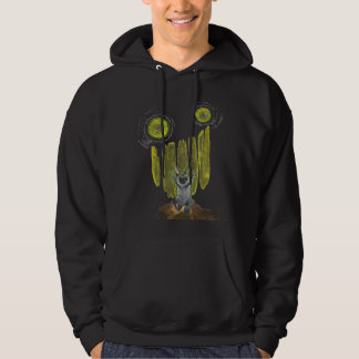 Förskräckt kaninhoodie hoodie