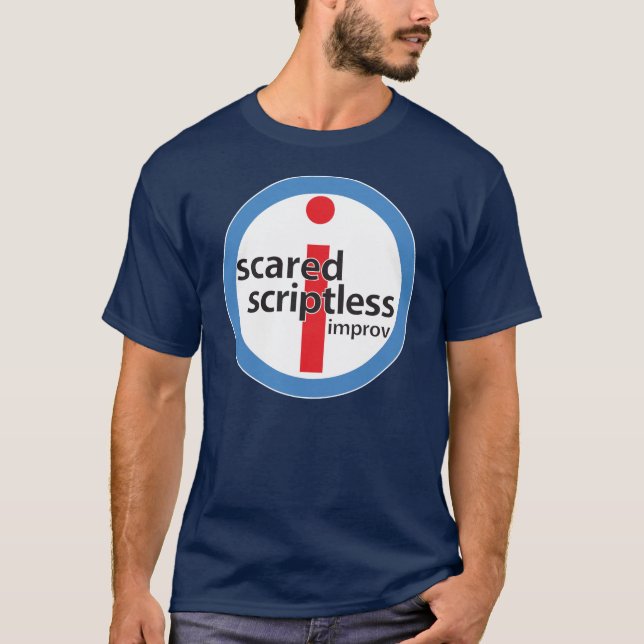 Förskräckt skjorta för Scriptless stor T Shirt (Framsida)