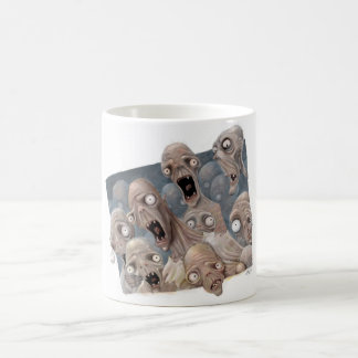 Förskräckt Zombies Kaffemugg