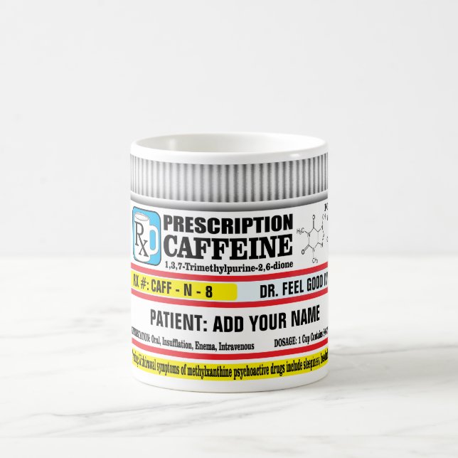 Förskrivning RX-koffein Kaffemugg (Center)