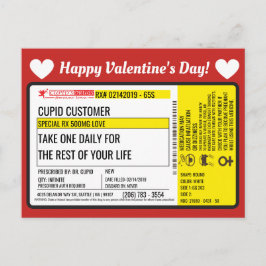Förskrivningen av dr Cupid's Valentine Kärlek Vykort