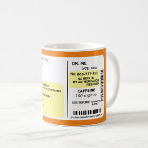 Förskrivningskaffe Personlig Mugg