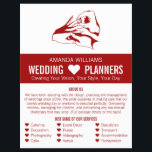 Förslag Design, Bröllopsevenemangsplanerare Reklam Reklamblad<br><div class="desc">Förslag Design,  Bröllopsevenemangsplanerare Reklam Flyer av The Business Card Store.</div>