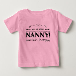 Förslag Kommer Du Att Vara Min Barnskötare T Shirt