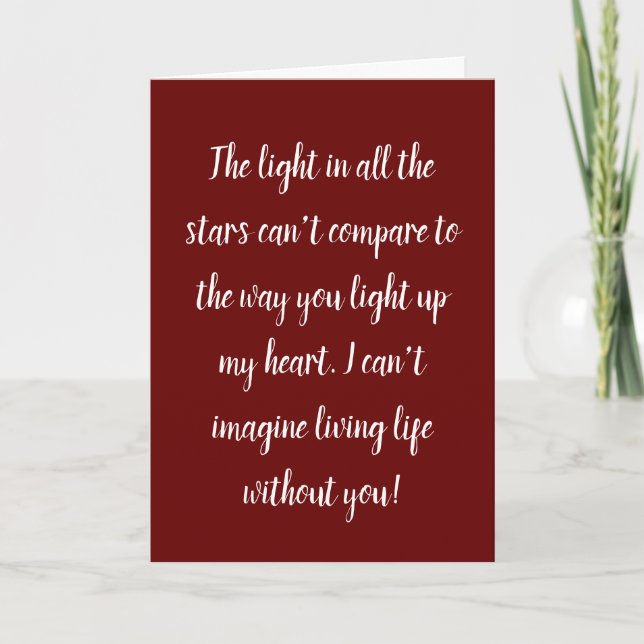 FÖRSLAG MED HJÄRTA OCH KÄRLEK KORT (Framsida)