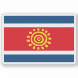 Förslag till flagga av Angola (2003) Klistermärken