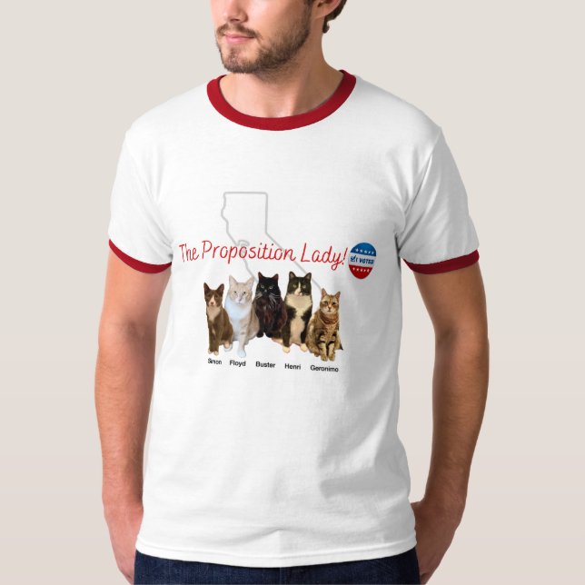 Förslaget Dam Ringer Tee - Original (Framsida)