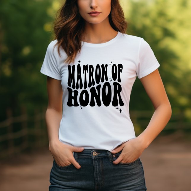 Förslagsskötsel Retro Matmor För Brudtärna Bröllop T Shirt (Skapare uppladdad)