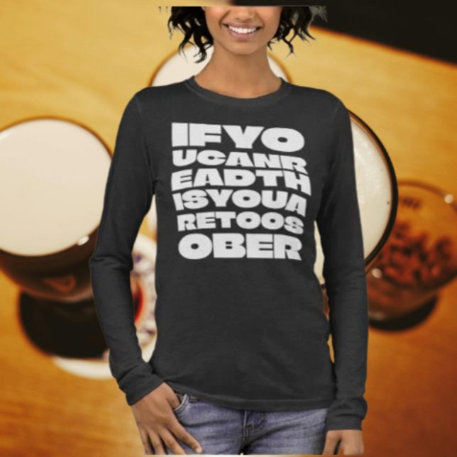 FörSober Långärmad Shirt T (Skapare uppladdad)