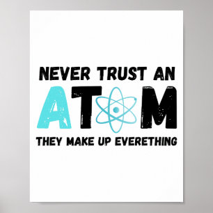 FÖRSÖK ALDRIG EN ATOM POSTER