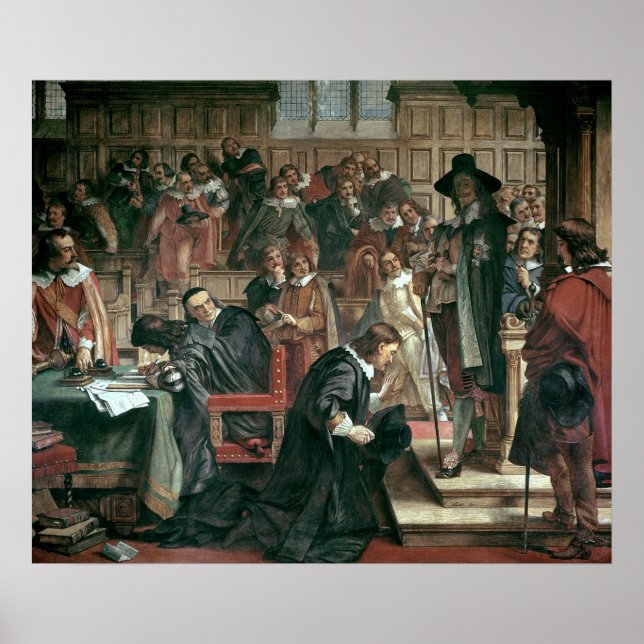 Försök att arrestera fem parlamentsledamöter poster (Framsidan)