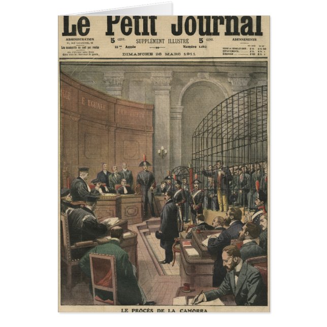 Försök av Camorraen Hälsningskort (Framsidan)