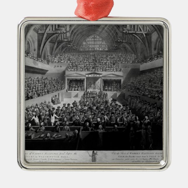 Försök av Warren Hastings Julgransprydnad Metall (Framsidan)