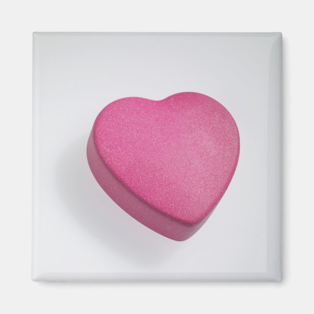 Försök igen med hjärtgodis magnet (Framsidan)