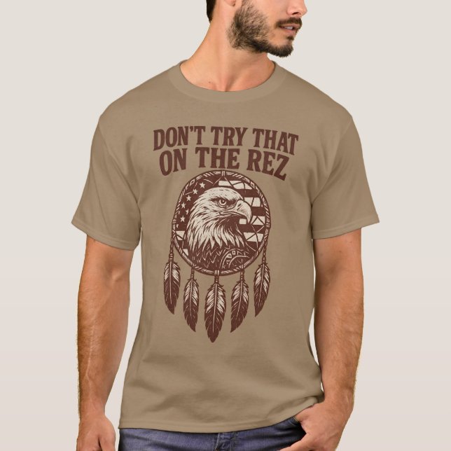 FÖRSÖK INTE DET PÅ REZ T SHIRT (Framsida)
