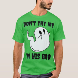 Försök inte med Boo Matching Twin Halloween lite T Shirt