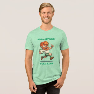 Försök Line St Patricks Match Day Avgift T Shirt