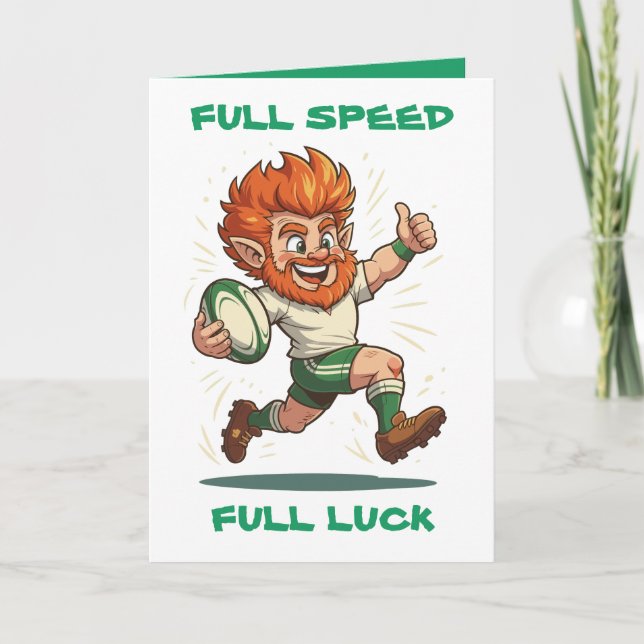 Försök med Line St Patricks Match Day Charge Kort (Framsida)