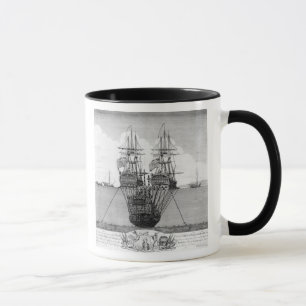 Försök som göras för att bärga HMS-royalet Mugg