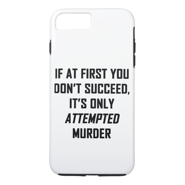 Försök till mord Case-Mate iPhone skal (Baksida)