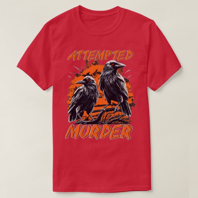 Försök till mord har reviderats t shirt (Design framsida)