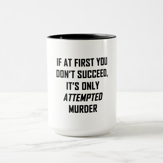 Försök till mord mugg (Center)