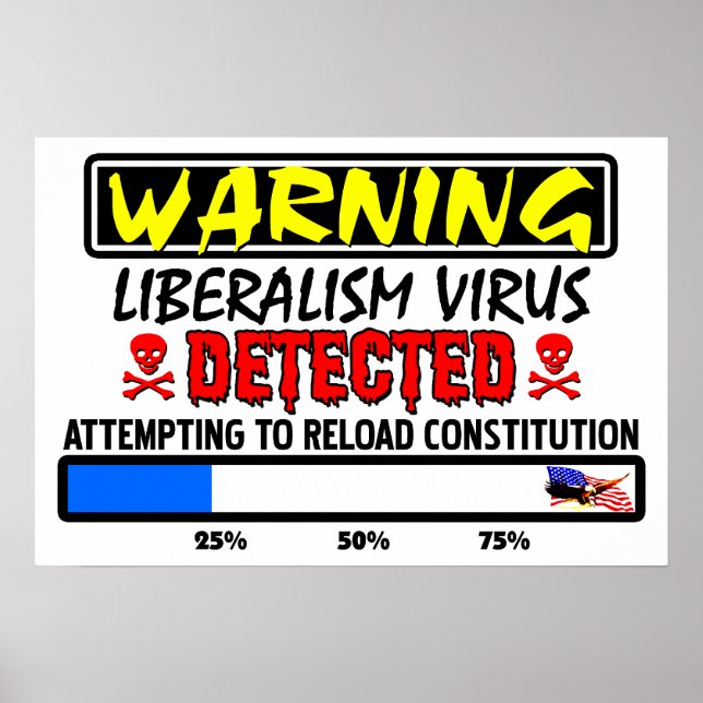 Försöker läsa om konstitutionen! poster (Framsidan)